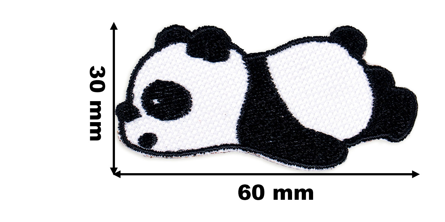 Naszywka naprasowanka panda śpioch